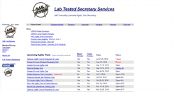 Desktop Screenshot of labtestedsecretary.com